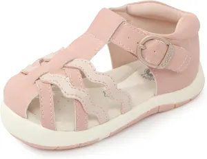 Infant Fisherman Buckle Sandals - Comfortable, with Closed Toe & Adjustable Strap for Daily Wear for First Steps