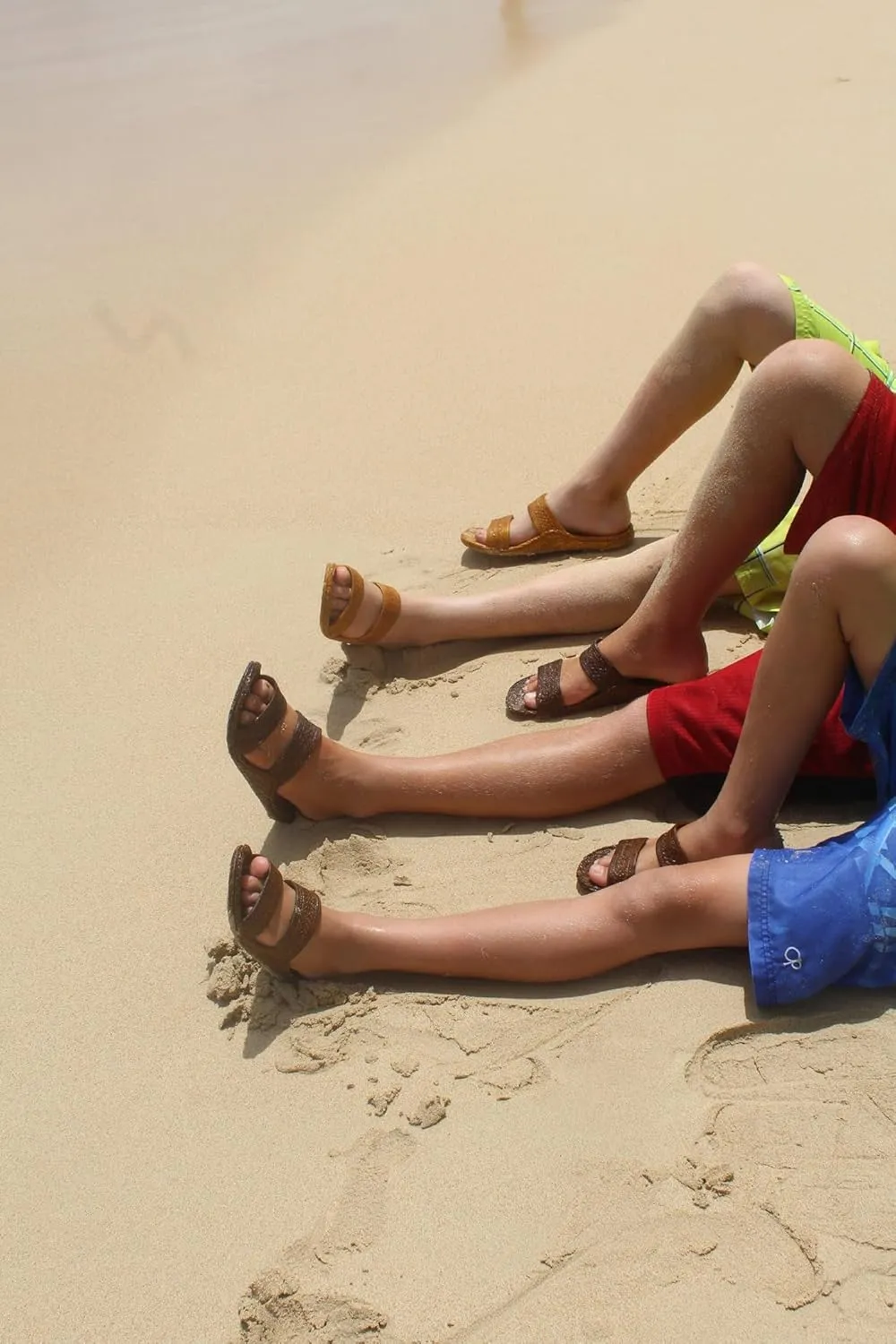 J-Slips Kids Sandals - Comfortable Boys and Girls Jesus Jandals for Beach and Summer - Waterproof Hawaiian Slides in 12 Colors, Sandalias