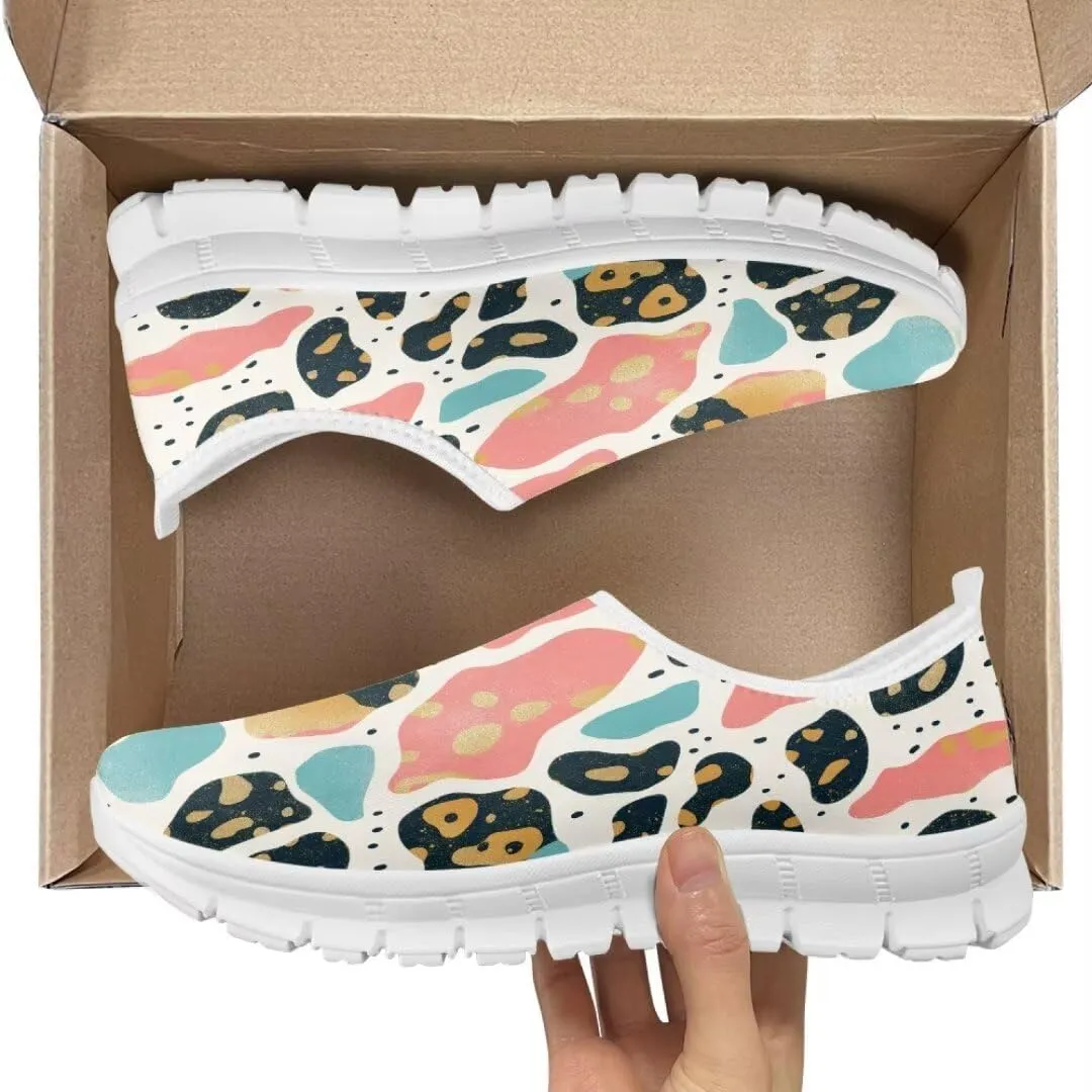 Jeiento Womens Casual Shoes Slip-On Loafers Comfy Time Off Sneaker for Ladies Girls Lightweight Breathable Go Walk Sneaker