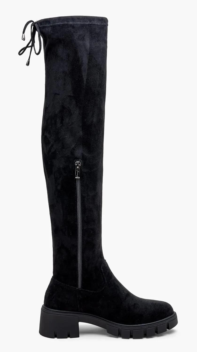 Jeossy Women's 990 Over The Knee High Boots Platform Thigh High Boots Round Toe Long Boots for Women