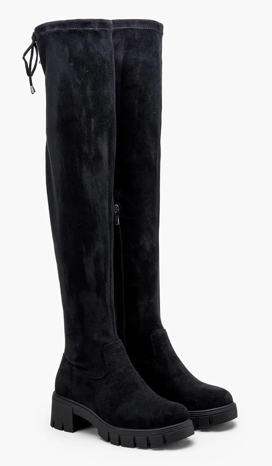 Jeossy Women's 990 Over The Knee High Boots Platform Thigh High Boots Round Toe Long Boots for Women