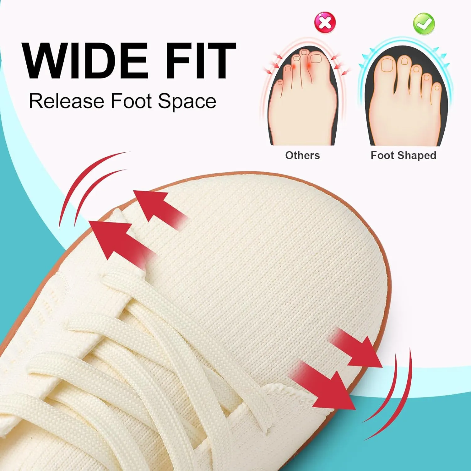 JOINFREE Mens Wide Toe Barefoot Shoes Minimalist Walking Shoes Zero Drop Mesh Workout Sneakers Breathable Casual Running Shoes