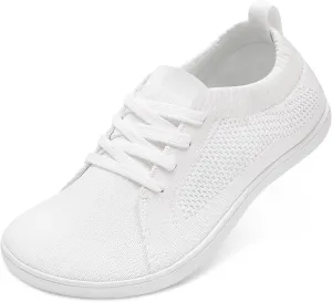 JOINFREE Women's Minimalist Walking Shoes Wide Toe Barefoot Shoes Zero Drop Casual Sneakers Breathable Slip On Tennis Shoes