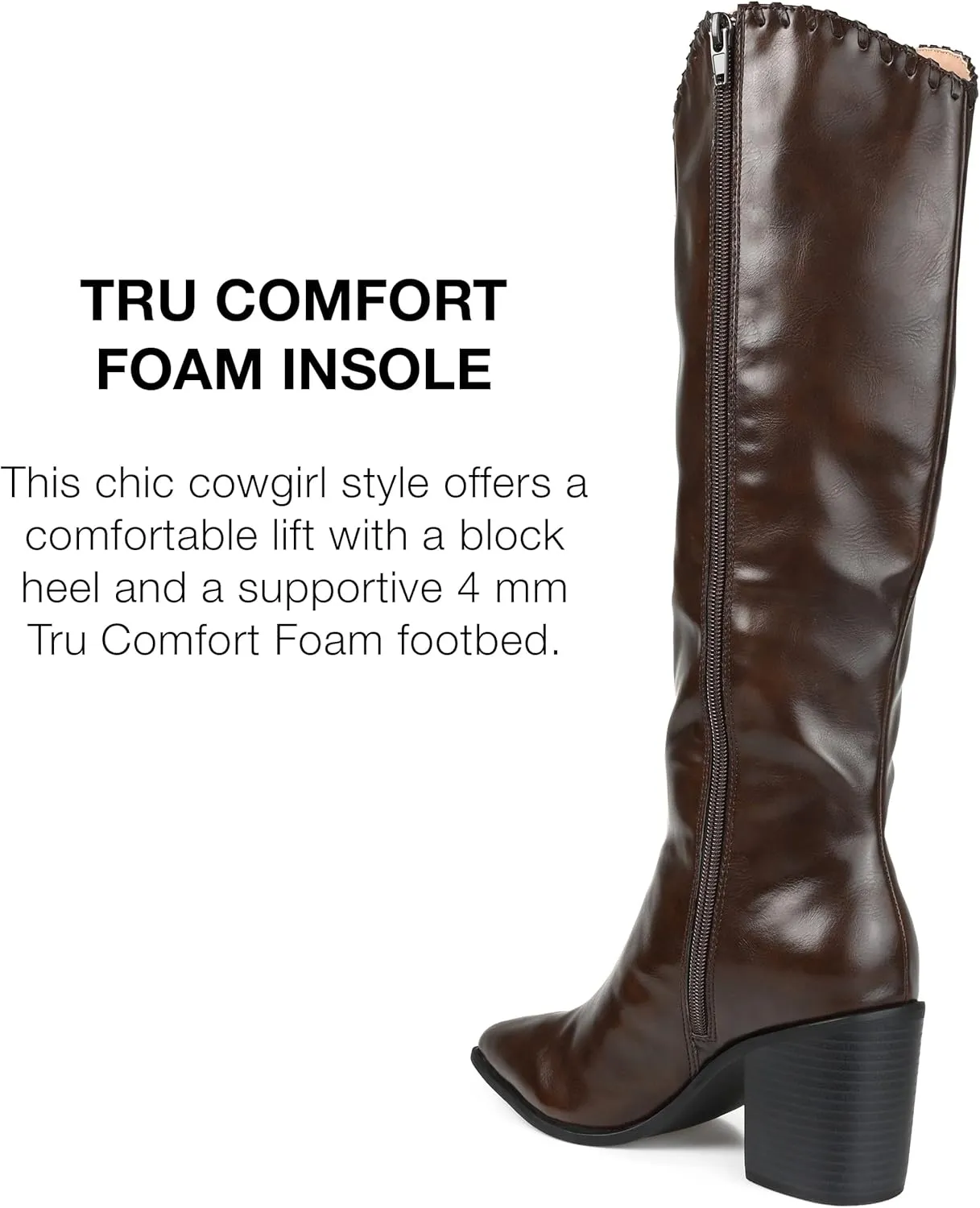 Journee Collection Women's Tru Comfort Foam Daria Boots Knee High