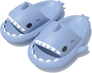Kapley Sharklas, Shark Slides, Sandals, Shoes - Cartoon Design Non-Slip EVA Thickened Sole, Lightweight Unisex Beach Sandals
