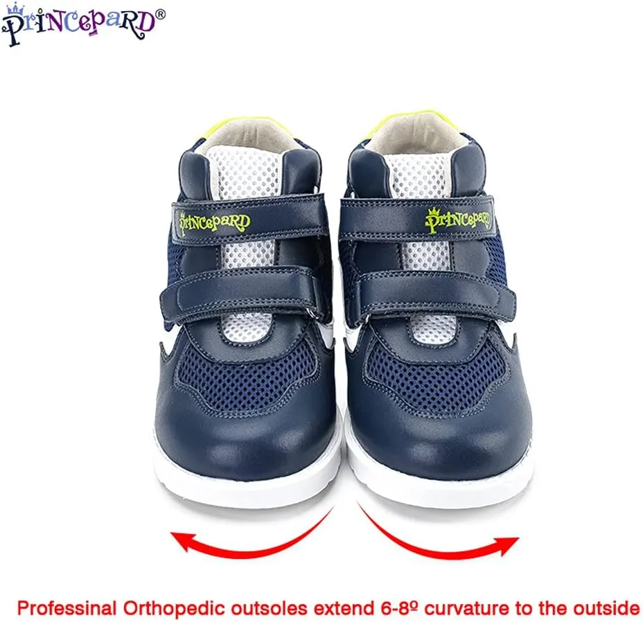 Kids Orthopedic Shoes for Boys and Girls, Children's Corrective Shoes for Toddlers Flat Feet, Walking Correcting Sneakers with Arch and Ankle Support, Non-Slip Soles