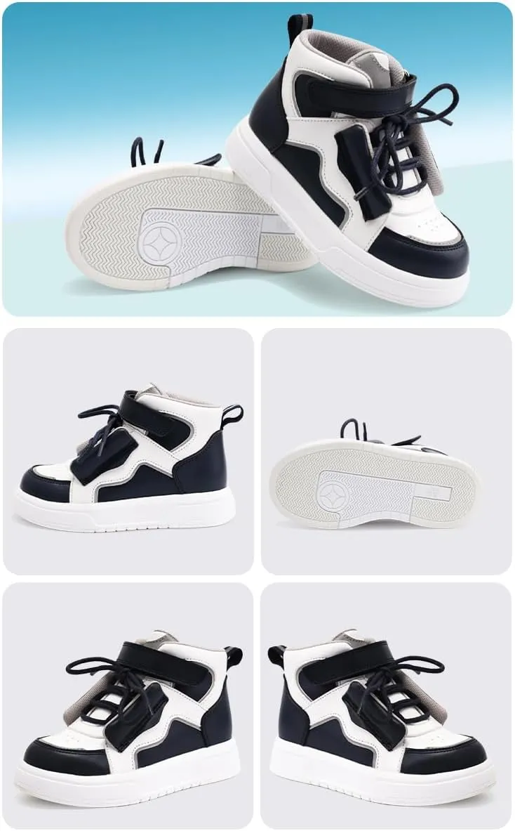 Kids Orthopedic Shoes,Fashion Thick Sole Corrective Sneakers with Ankle and Arch Support