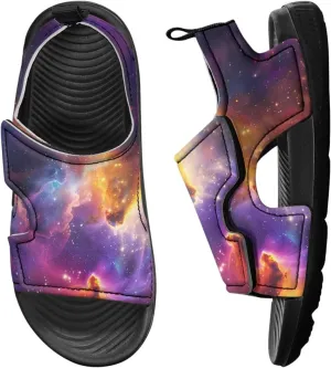 Kids Sandals Boys Girls Summer Outdoor Non-slip Athletic Sandals Adjustable Sport Sandal Lightweight Beach Gifts for Toddler/Little/Big Kid