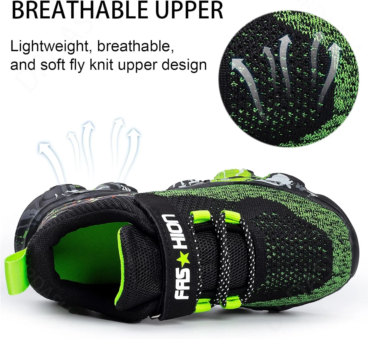Kids Sneakers for Boys Girls Sports Tennis Breathable Walking Lightweight Running Kid Shoes