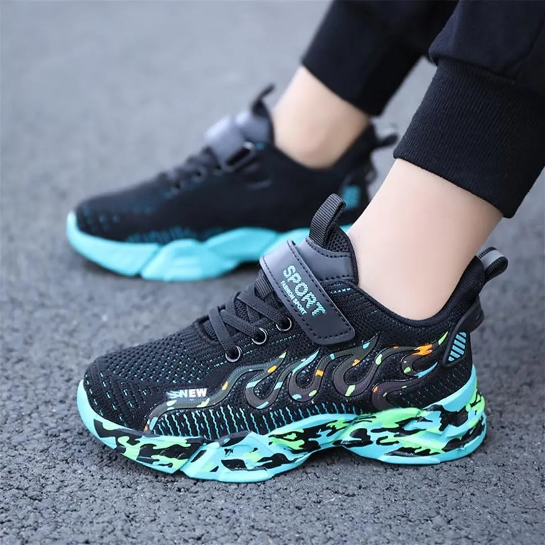 Kids Sneakers Lightweight Mesh Breathable Comfortable Running Tennis Athletic Boys Girls Shoes