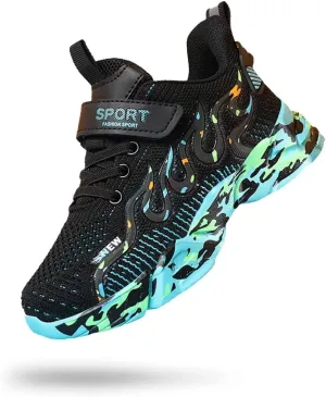 Kids Sneakers Lightweight Mesh Breathable Comfortable Running Tennis Athletic Boys Girls Shoes