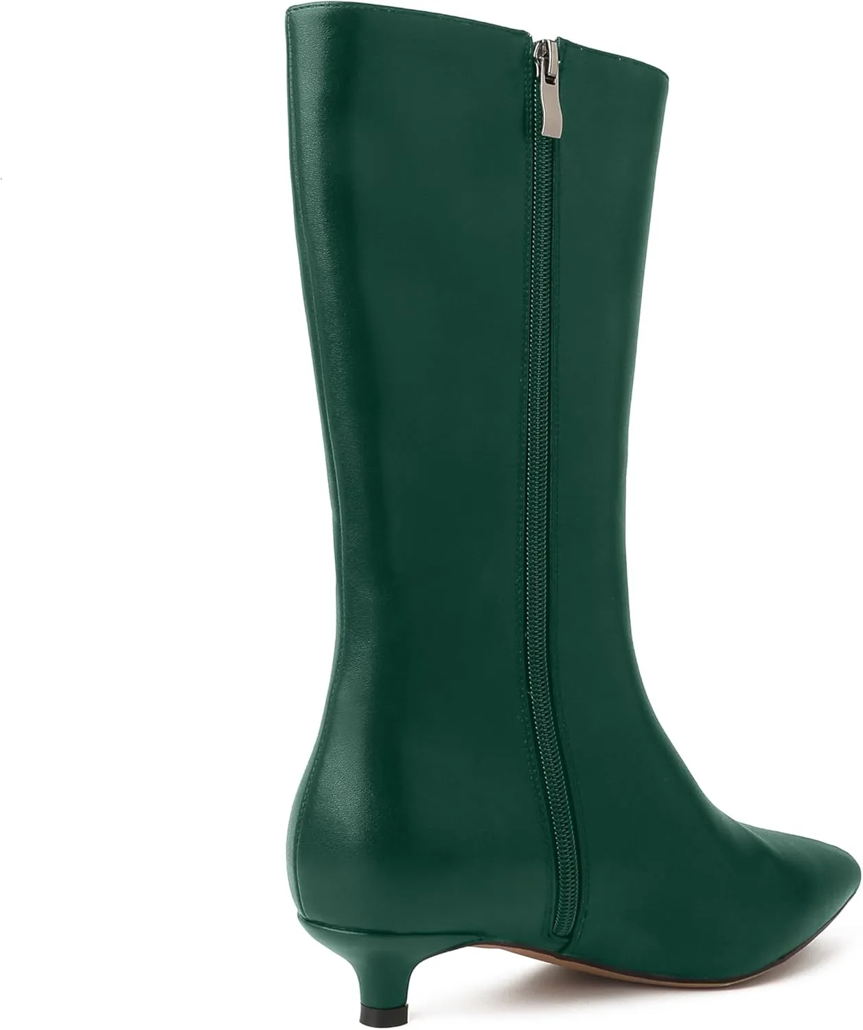Knee High Boots Women, Pointed Toe Tall Boots Stiletto Kitten Heel Long Boots Slip On Dress Knee High Boots