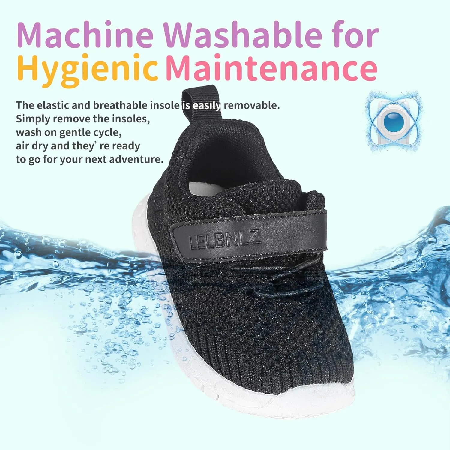 Knitted Slip-On Sneakers for Toddlers, Kids,Toddler Shoes, Baby Sneakers Girls Boys, Baby Walking Shoes, Non-Slip Fashion Baby Shoes, Lightweight Baby Socks Shoes,Daycare Shoes