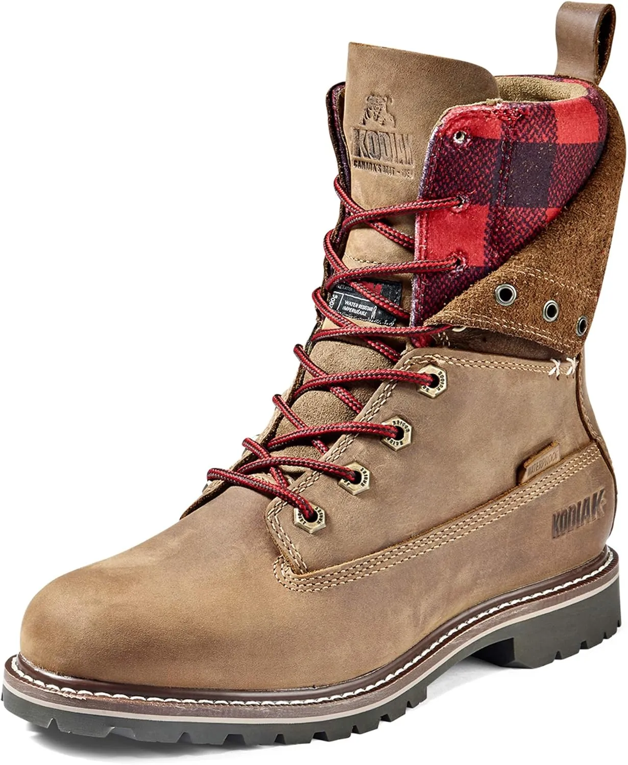 Kodiak Women's 8-inch Bralorne Soft Toe Waterproof Industrial Boot
