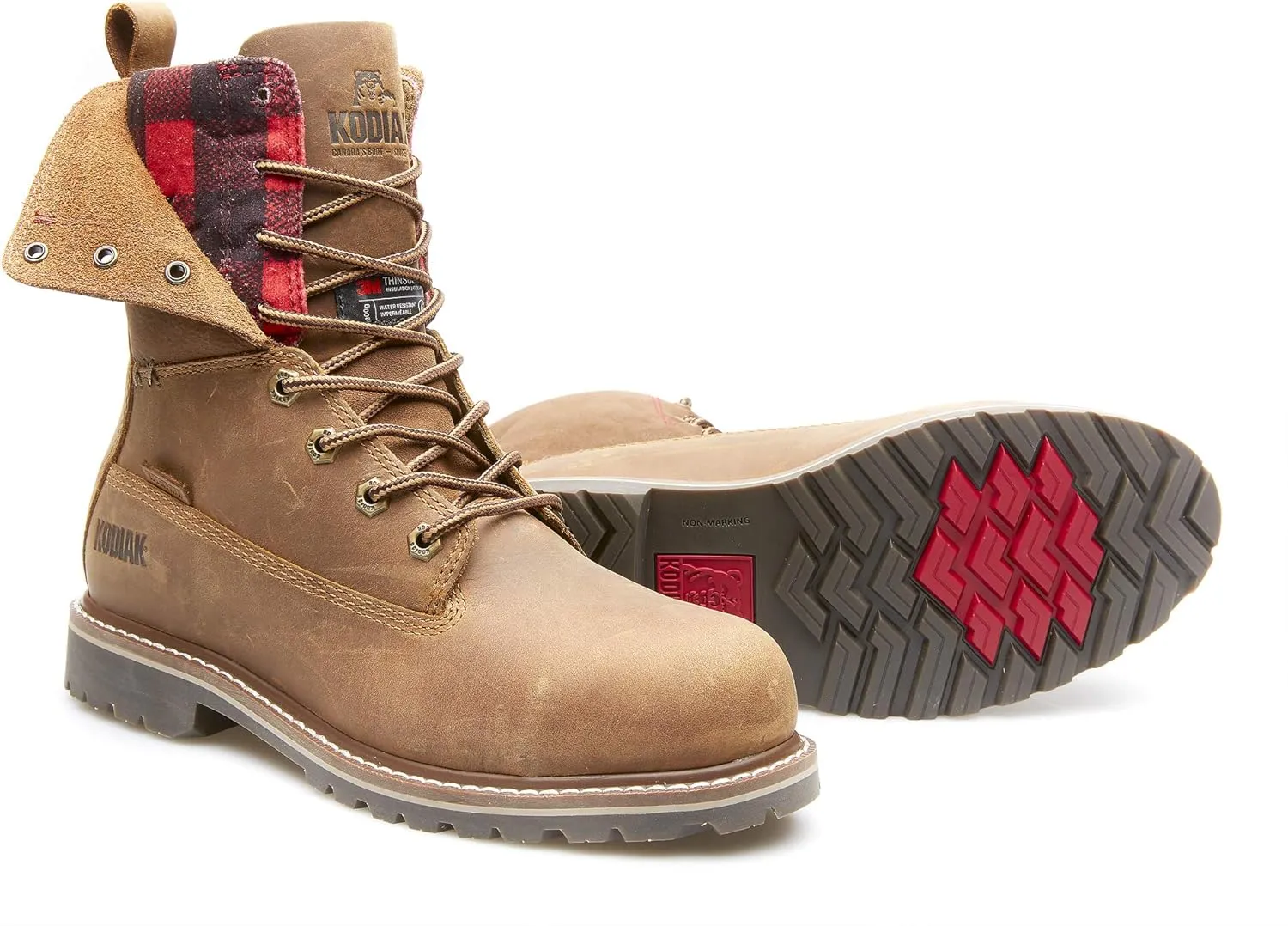 Kodiak Women's 8-inch Bralorne Soft Toe Waterproof Industrial Boot