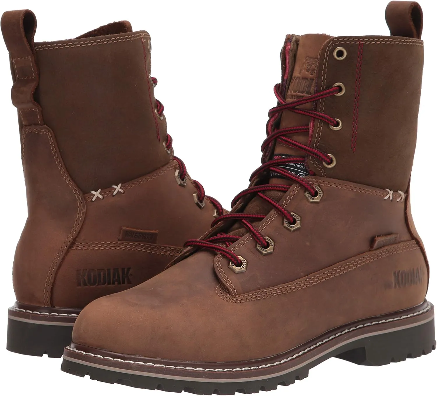 Kodiak Women's 8-inch Bralorne Soft Toe Waterproof Industrial Boot
