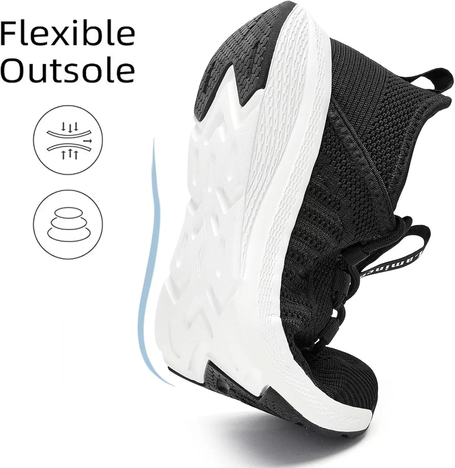 Lamincoa Women Slip on Walking Sneakers Non Slip Running Shoes Lightweight Sport Gym Casual Shoes Workout Tennis Sneakers for Women