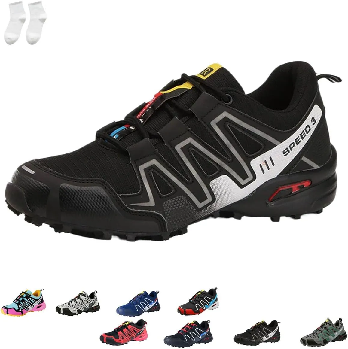 LELEBEAR Hike Balance Shoes Men Women, Hike Balance Orthopedic Shoes, Breathable Non-Slip Neuropathy Wide Toe Box Sneakers