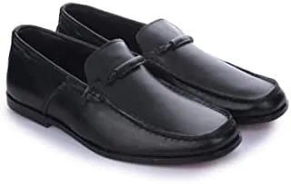 LIBERTYZENO Mens Genuine Leather Adults Tassel Loafer Slip On Dress Shoes for Prom Graduation
