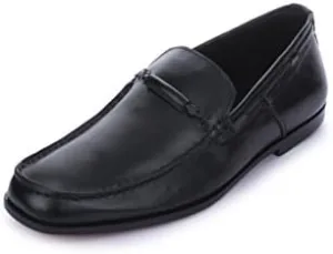 LIBERTYZENO Mens Genuine Leather Adults Tassel Loafer Slip On Dress Shoes for Prom Graduation