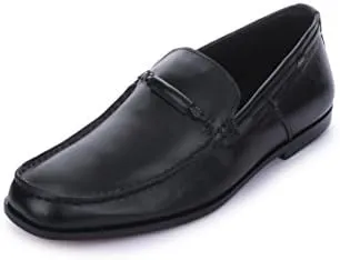 LIBERTYZENO Mens Genuine Leather Adults Tassel Loafer Slip On Dress Shoes for Prom Graduation