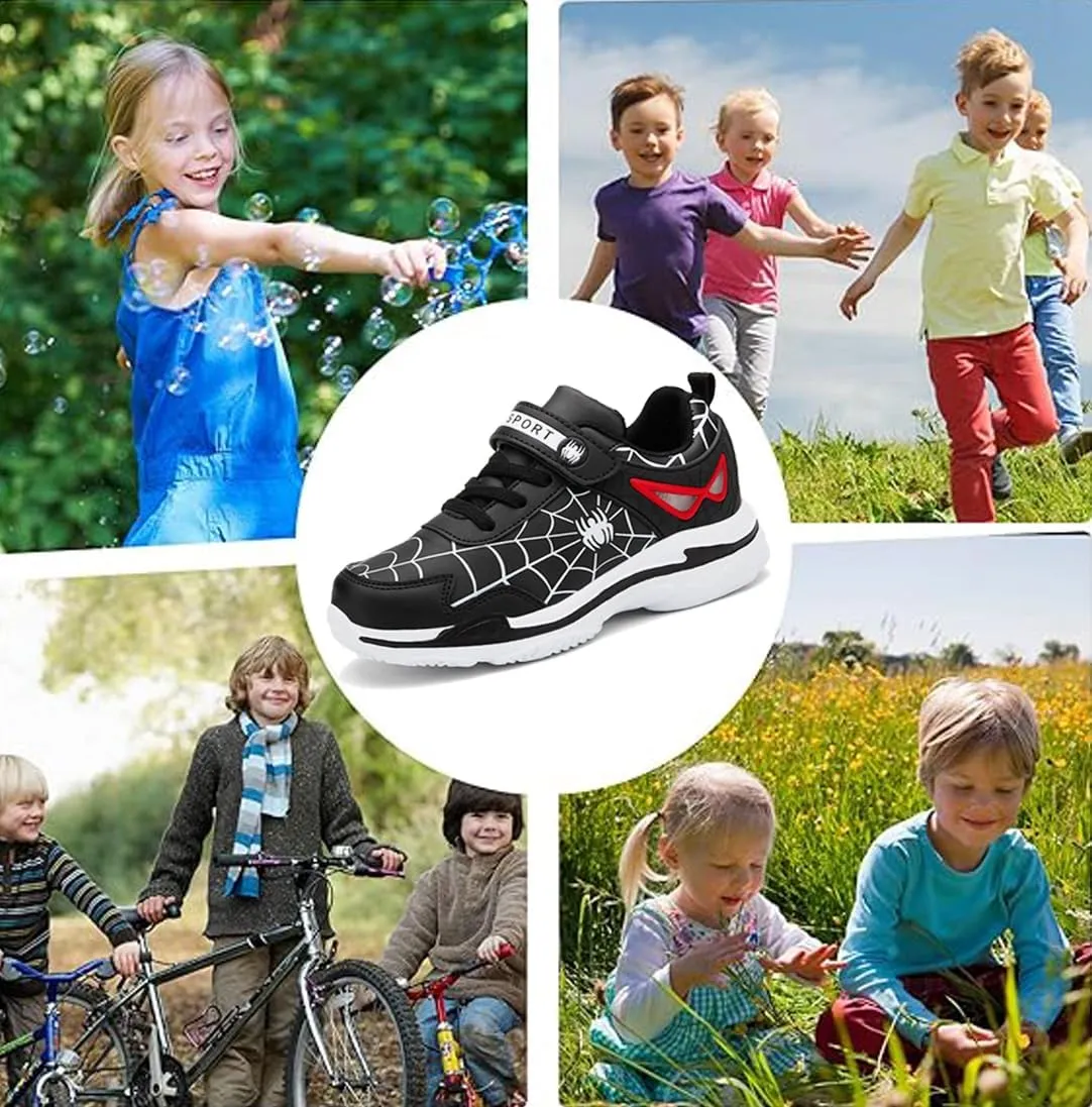 Little/Big Kids Boys Girls Sneakers Lightweight Running Tennis Shoes Breathable Sport Athletic Walking Non-Slip Outdoor Training Shoes