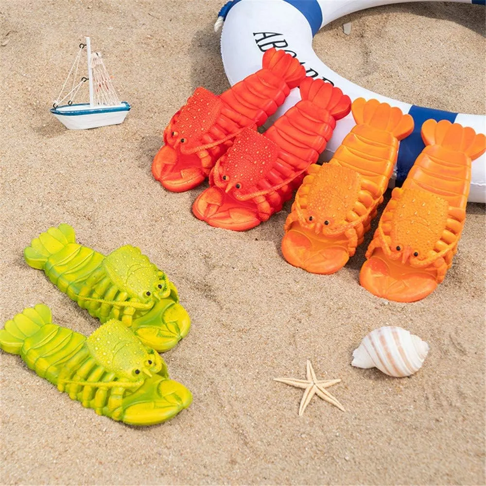 Lobster Slippers, Bass Sandals, Animal Fish Slippers - Ladies and Men