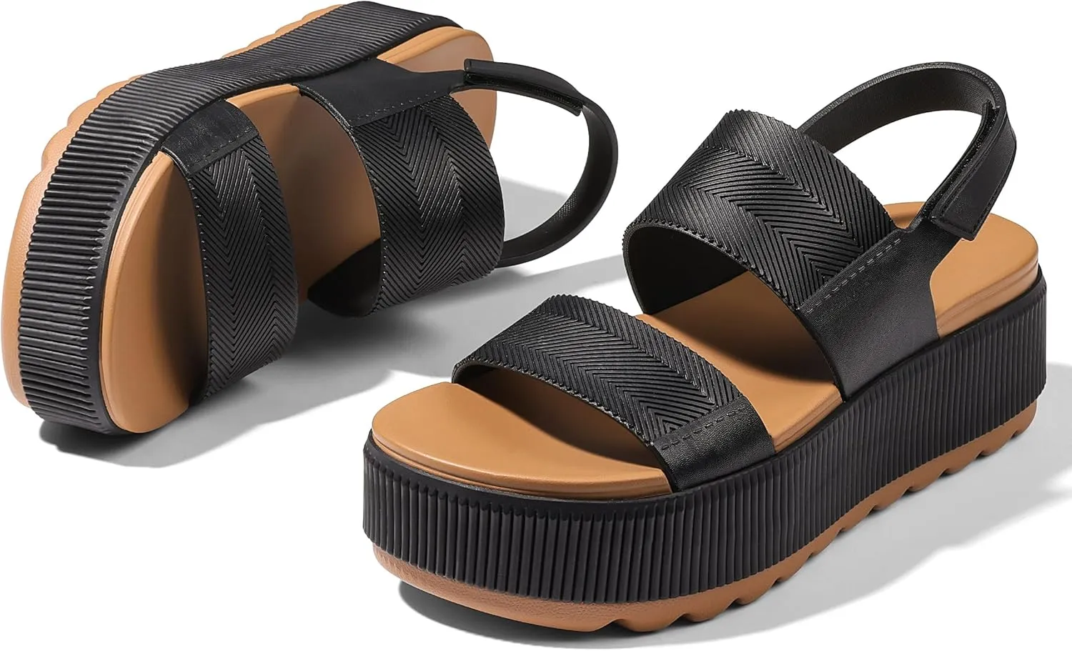 Lovee Cosee Platform Water Sandals for Women 2025 Chunky Wedge Lug Sole Open Toe Comfortable Waterproof Summer Walking Beach Vacation Essentials Dressy Trendy Shoes Resort Wear