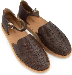 Macarena Collection Womens Shoes Leather Sandals Ankle for Women | Huarache Handmade Mexican Sandals Women | Comfortable & Stylish Womens Sandals 3050 Ankle Strap