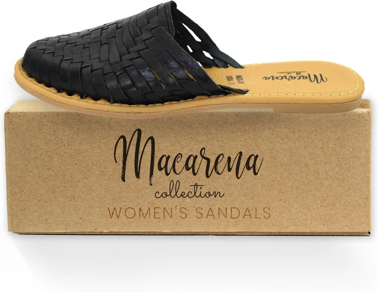 Macarena Collection Womens Shoes Leather Sandals for Women | Huarache Handmade Mexican Sandals Women | Comfortable & Stylish Womens Sandals 702