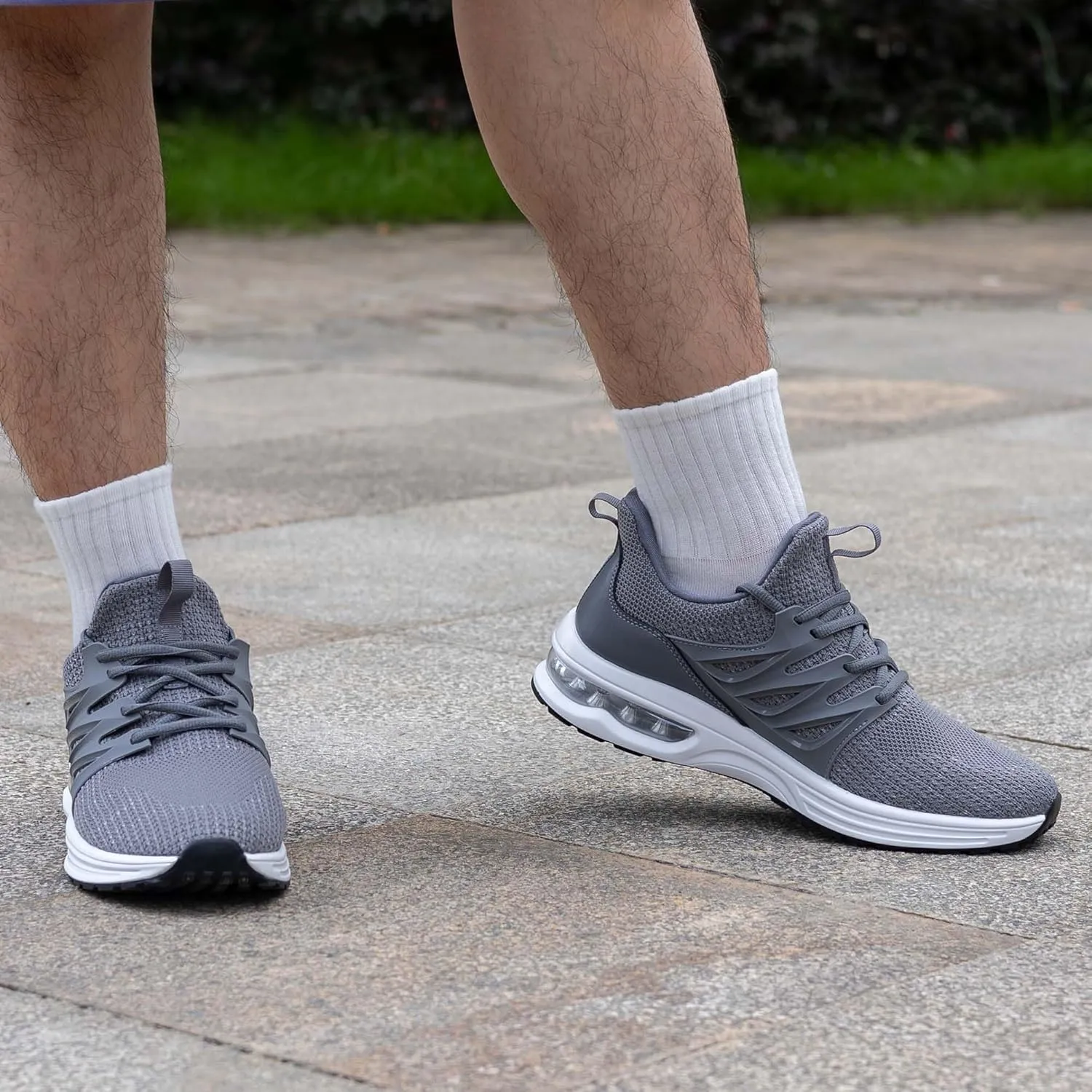MEHOTO Mens Air Running Shoes Athletic Tennis Sneakers Lightweight Slip On Walking Shoes for Gym Jogging Workout Size7-13