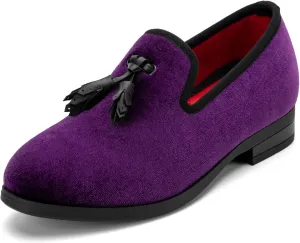 Meijiana Boys' Formal Dress Slip-On Loafers - Tuxedo Shoe for Baby Dress Shoes