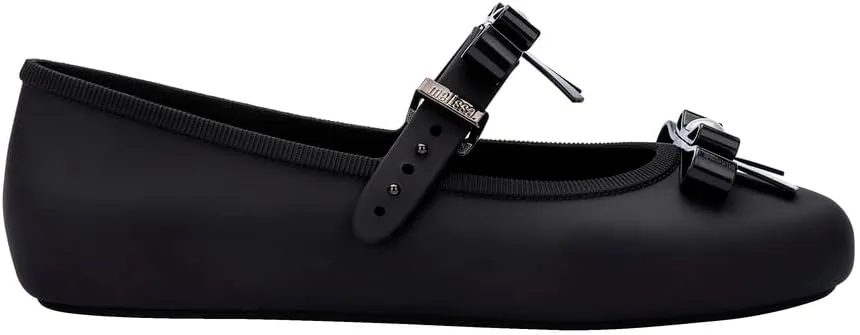 Melissa Soft Ballerina Collection - Seasonless Flats for Women - Classic Ballet Style with Adjustable Strap - Light-as-Air PVC Construction - Soft Foam Insole - Bubblegum Scent