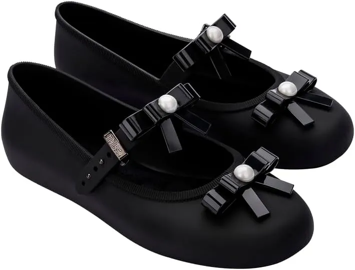 Melissa Soft Ballerina Collection - Seasonless Flats for Women - Classic Ballet Style with Adjustable Strap - Light-as-Air PVC Construction - Soft Foam Insole - Bubblegum Scent