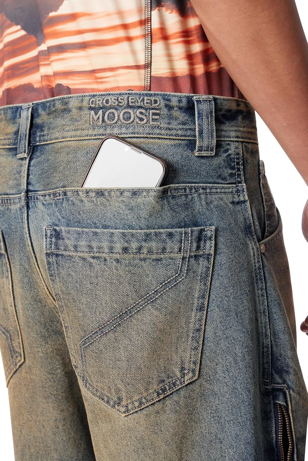 Men's Air-Baggy Parachute Jean with Venting Side Seams Standard