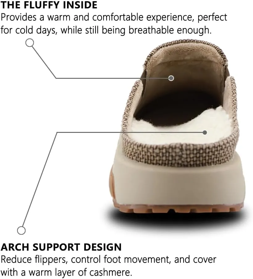 Men's Arch Support Plantar Fasciitis Relief Orthopedic Slipper Indoor Canvas Slip On House Diabetic Bunions Casual Loafers