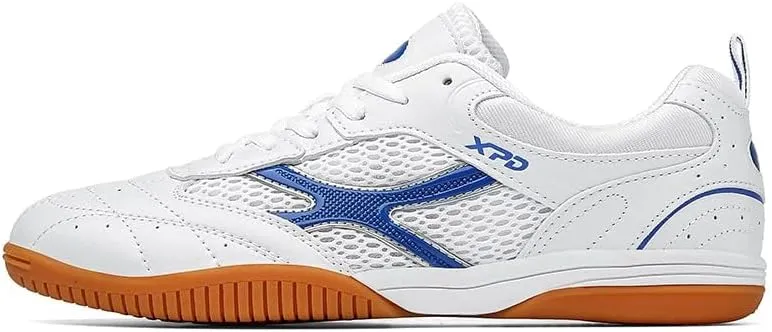 Mens Badminton Sneakers, Lace Up Pickleball Volleyball Trainers Lightweight Non-Slip Tennis Squash Court Shoes