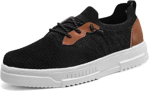 Men's Casual Dress Sneakers Oxfords Business Mesh Walking Shoes Breathable Tennis Shoe Lightweight Work Shoes Zapatos para Hombre
