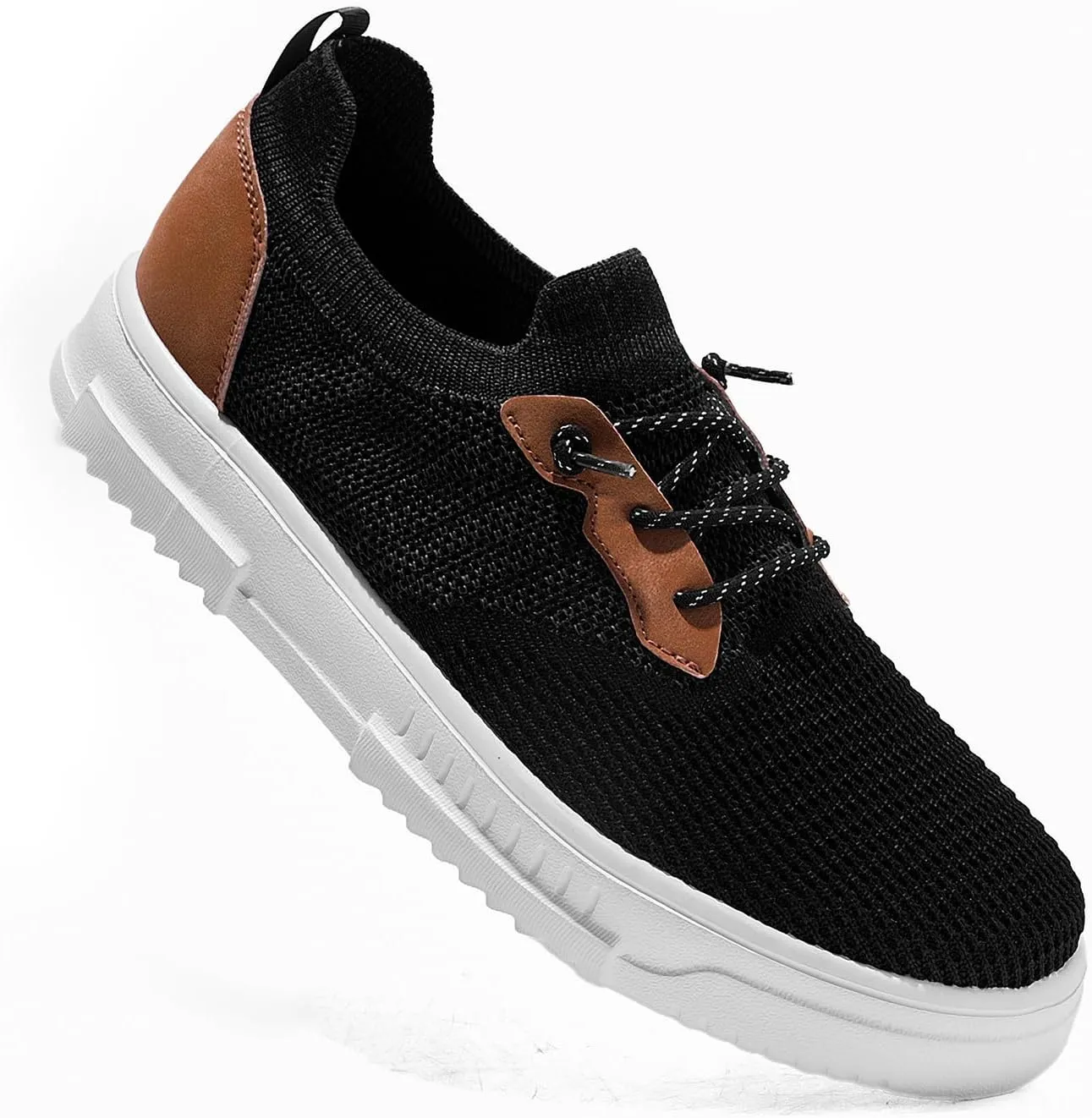 Men's Casual Dress Sneakers Oxfords Business Mesh Walking Shoes Breathable Tennis Shoe Lightweight Work Shoes Zapatos para Hombre