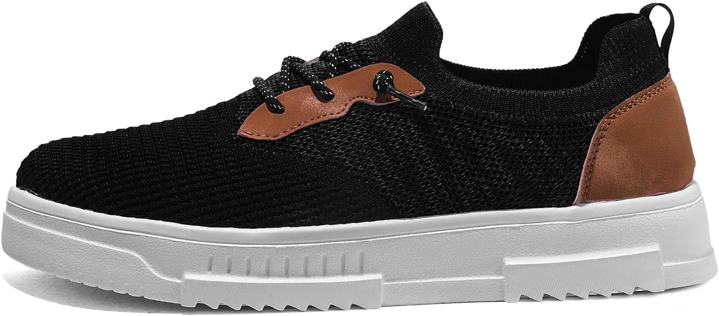 Men's Casual Dress Sneakers Oxfords Business Mesh Walking Shoes Breathable Tennis Shoe Lightweight Work Shoes Zapatos para Hombre
