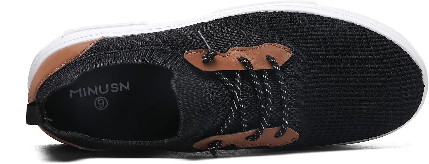 Men's Casual Dress Sneakers Oxfords Business Mesh Walking Shoes Breathable Tennis Shoe Lightweight Work Shoes Zapatos para Hombre