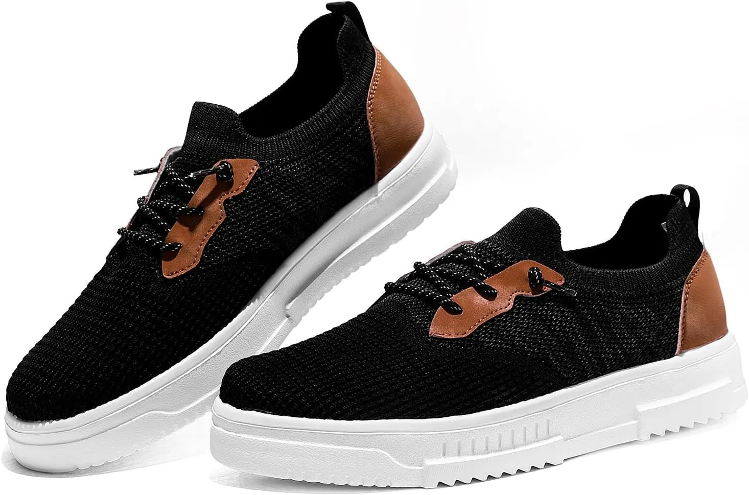 Men's Casual Dress Sneakers Oxfords Business Mesh Walking Shoes Breathable Tennis Shoe Lightweight Work Shoes Zapatos para Hombre