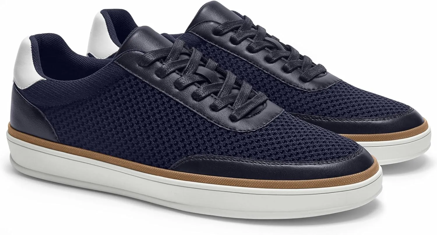 Mens Casual Shoes Breeze Mesh Dress Sneakers Lace-up Shoe Lightweight