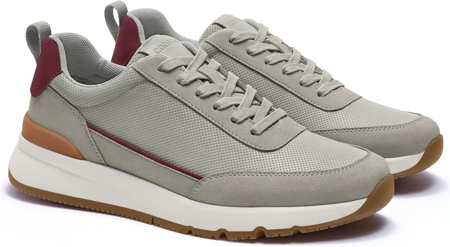 Mens Casual Shoes Comfortable Dress Sneakers Lightweight Lace-up Non Slip Walking Shoes