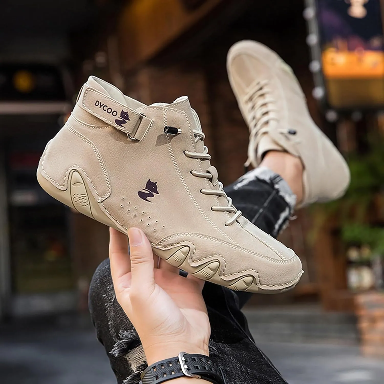 Men's Casual Shoes Daily Wear Stylish Closed Toe Design Versatile Footwear Any Season Comfortable Flat Shoes