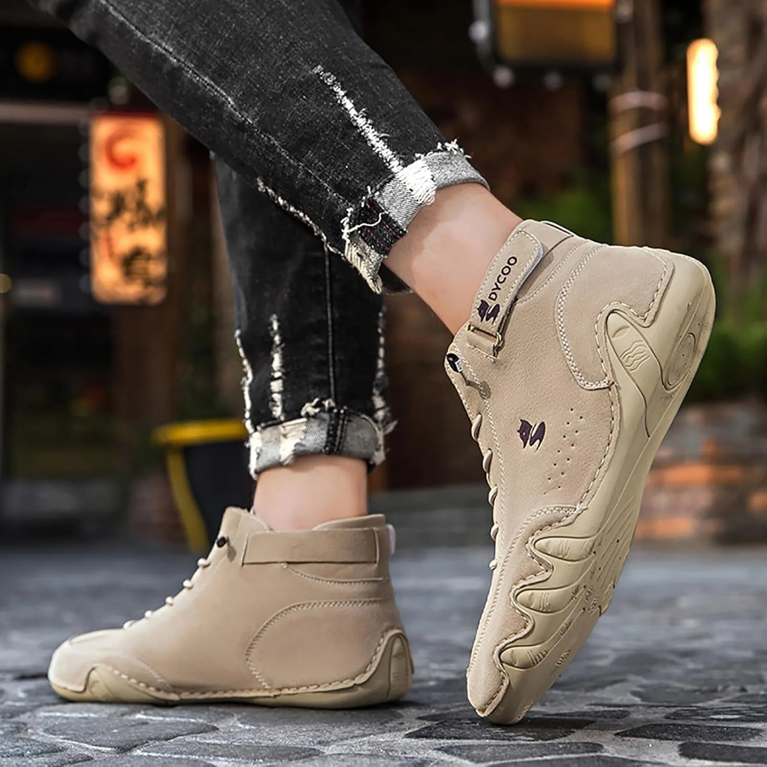 Men's Casual Shoes Daily Wear Stylish Closed Toe Design Versatile Footwear Any Season Comfortable Flat Shoes