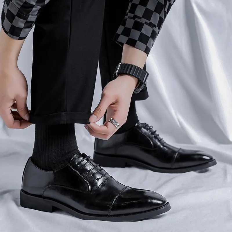 Men's Double Monk Strap Fashion Luxury Slip on Formal Business Shoes Comfortable Round Toe Lace Up Loafers