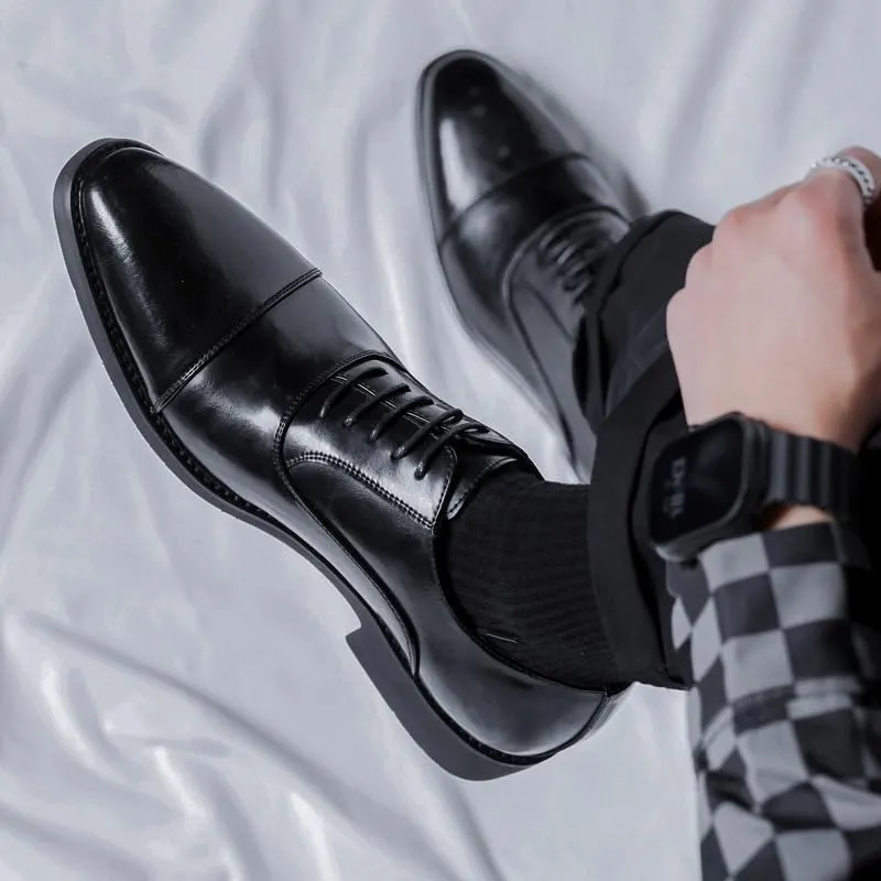 Men's Double Monk Strap Fashion Luxury Slip on Formal Business Shoes Comfortable Round Toe Lace Up Loafers