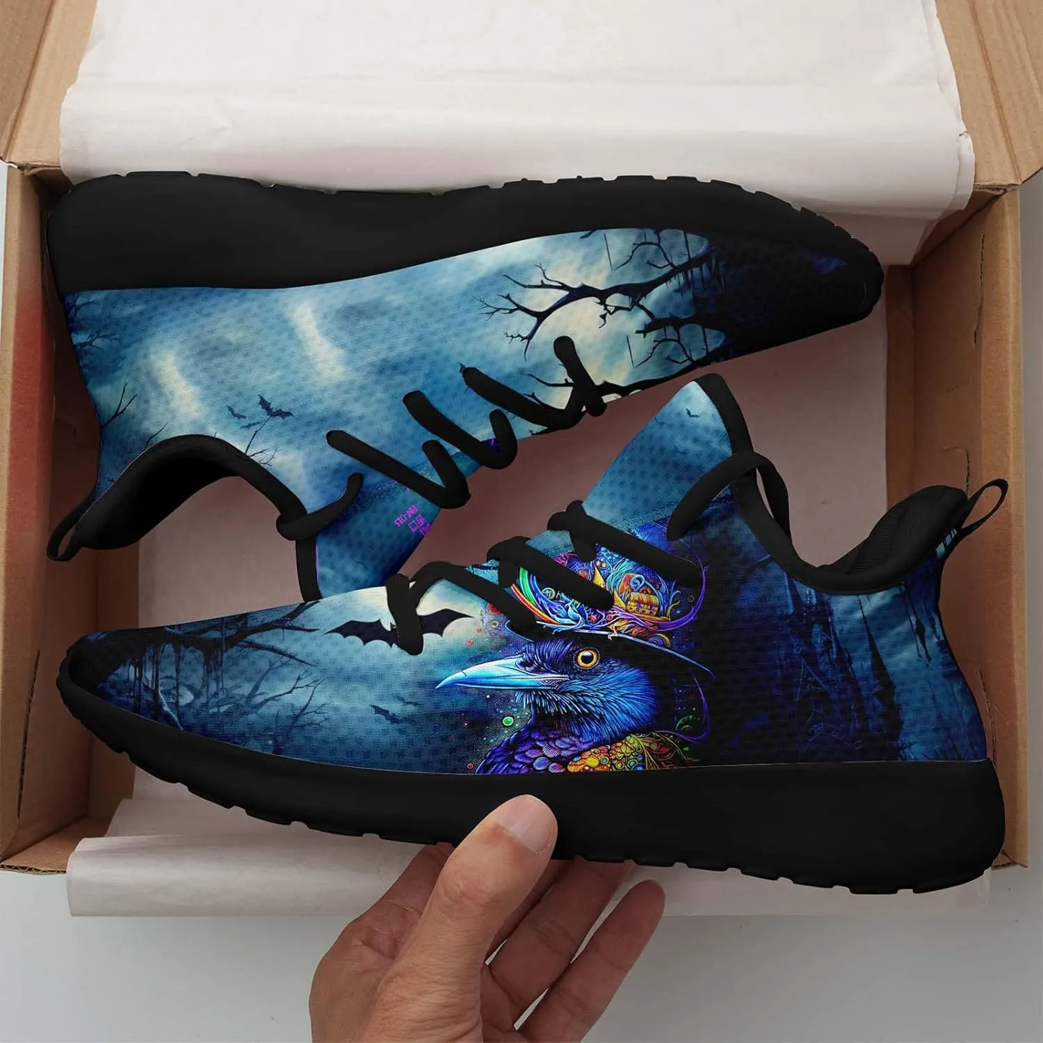 Men's Dragon Sneakers – Lightweight Running Shoes Punk Rock Streetwear Sneaker Breathable Athletic Gym Casual Walking Shoes