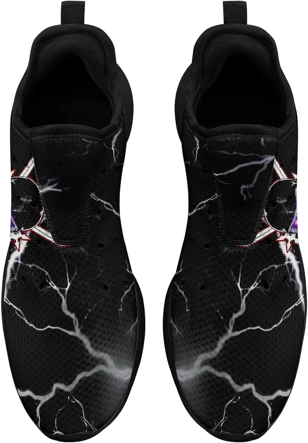 Men's Dragon Sneakers – Lightweight Running Shoes Punk Rock Streetwear Sneaker Breathable Athletic Gym Casual Walking Shoes